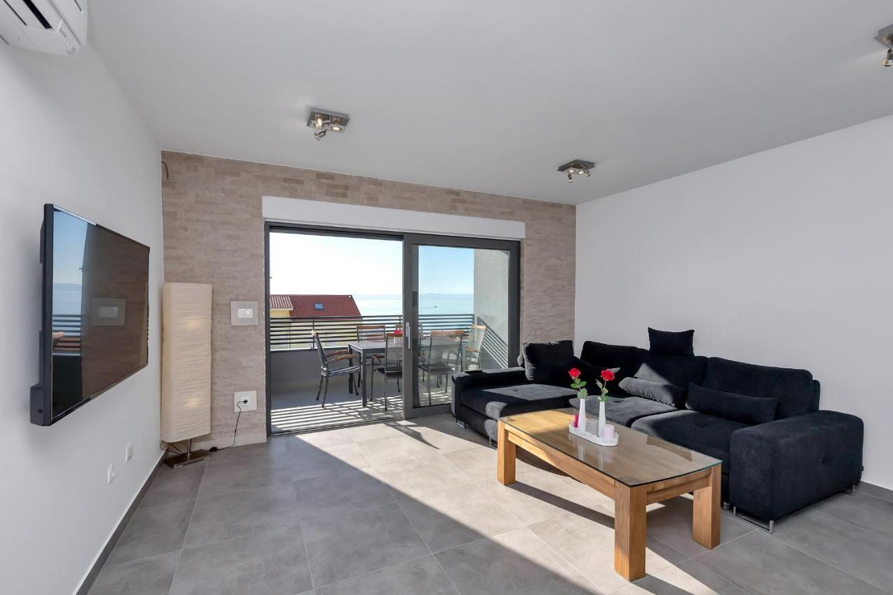 Luxury Apartment Sidro With Free Beach Parking มาคาร์สกา ภายนอก รูปภาพ