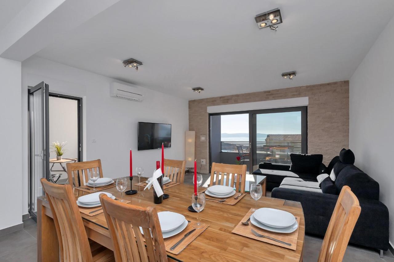 Luxury Apartment Sidro With Free Beach Parking มาคาร์สกา ภายนอก รูปภาพ