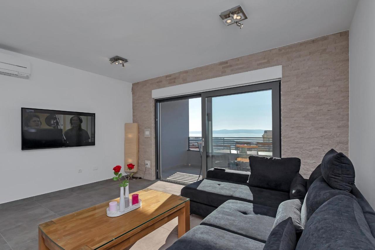 Luxury Apartment Sidro With Free Beach Parking มาคาร์สกา ภายนอก รูปภาพ